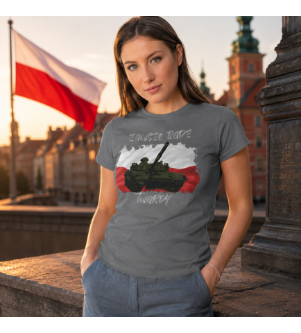 KOSZULKA DAMSKA PATRIOTYCZNI TWARDY